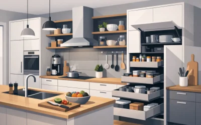 Modern Kitchen Cabinets That Work Hard