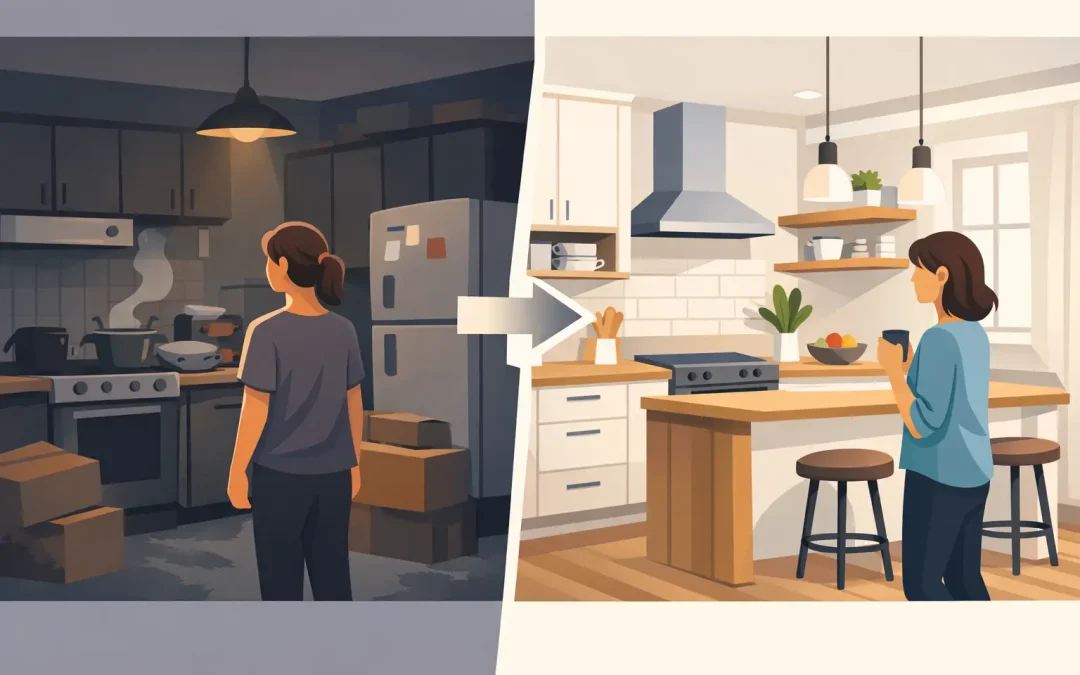A Small Kitchen Makeover Example That Works