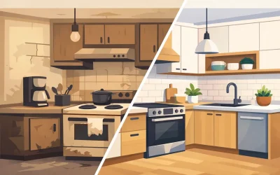 Kitchen Makeover Before and After Ideas