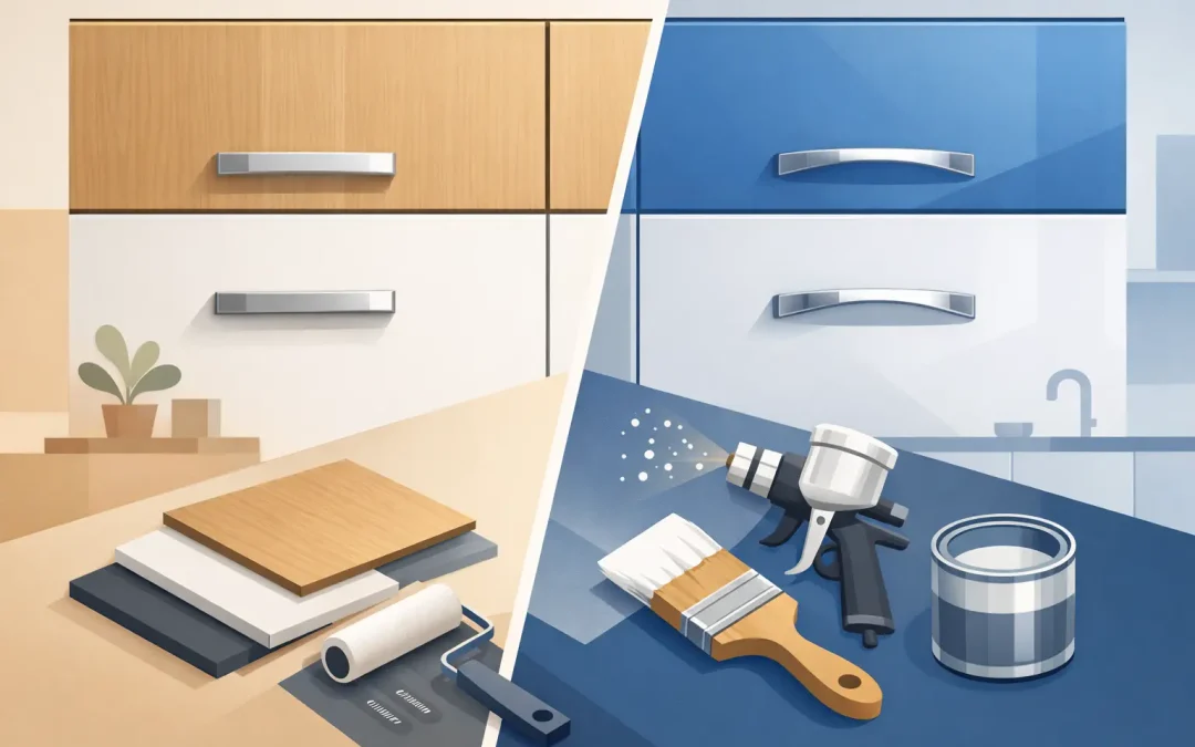 Laminate vs Polyurethane Cabinets